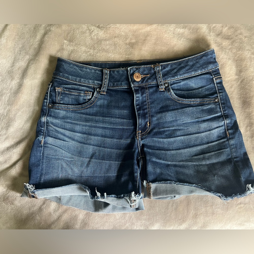 American Eagle Outfitters Blue Jean Shorts Midi